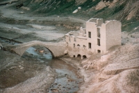 The village submerged