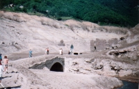 The village submerged