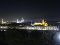 Firenze, view in the evening from Piazzale Michelangelo