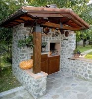 Il mulino il mulino Barbecue forno a legna