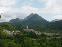 Minucciano, veduta dall´ Eremo della Beata Vergine del Soccorso