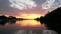 Parco di San Rossore, Tramonto sull´Arno