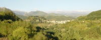 Poggio, hamlet of Camporgiano di Garfagnana, panorama from Le Vigne