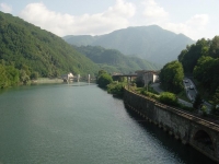 Ponte del Diavolo a valle, ferrovia