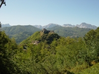 Fortress of Verrucole - panoramic from Vibbiana